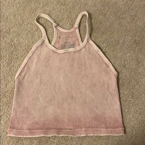 Free People Ribbed Cropped Cami